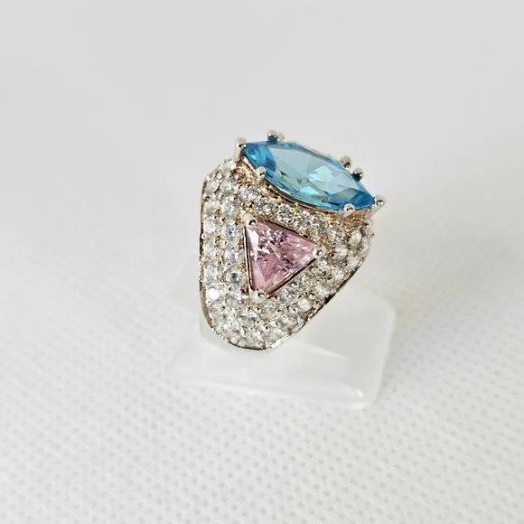 Authentic Victoria Wieck Absolute Ring Sterling Silver Size 7 - Picture 4 of 8